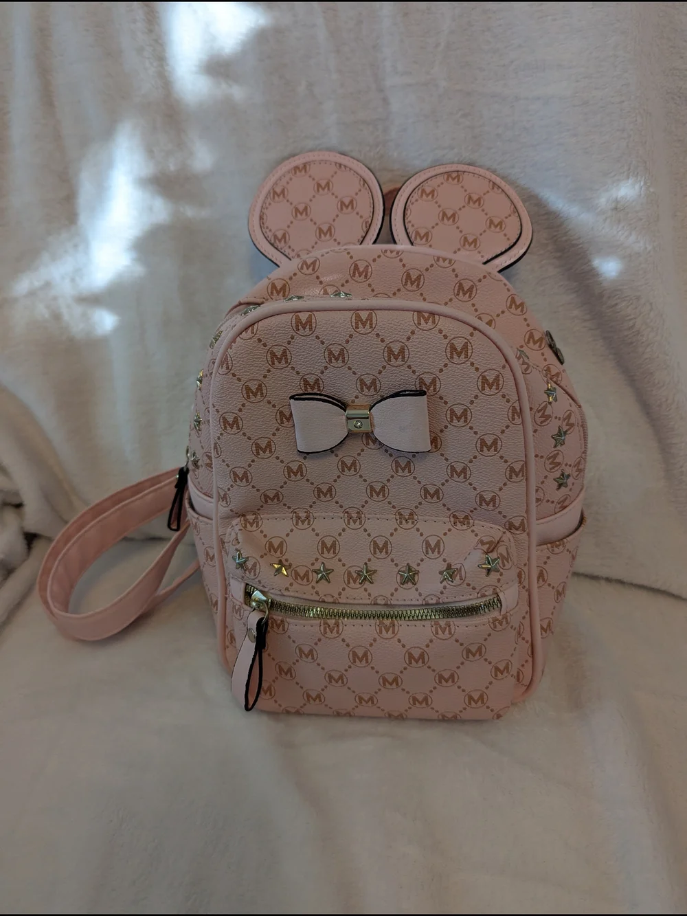 Children's Pink Minnie Disney Style Backpack - Kids Accessories See Photos